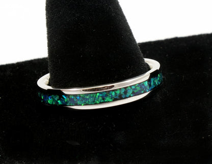 Blue/Green Opal Ring