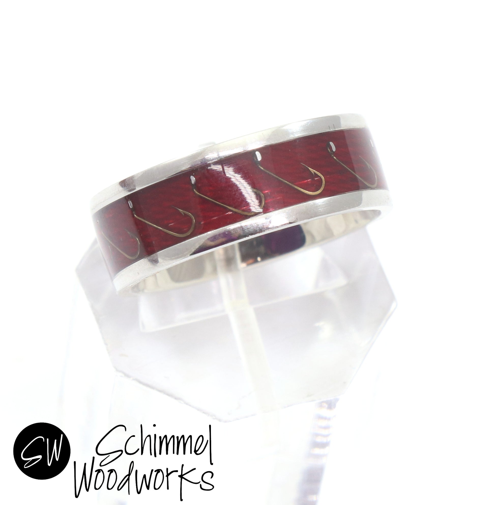 Fish Hook Ring – Schimmel Woodworks Fish Hook Ring – Schimmel Woodworks