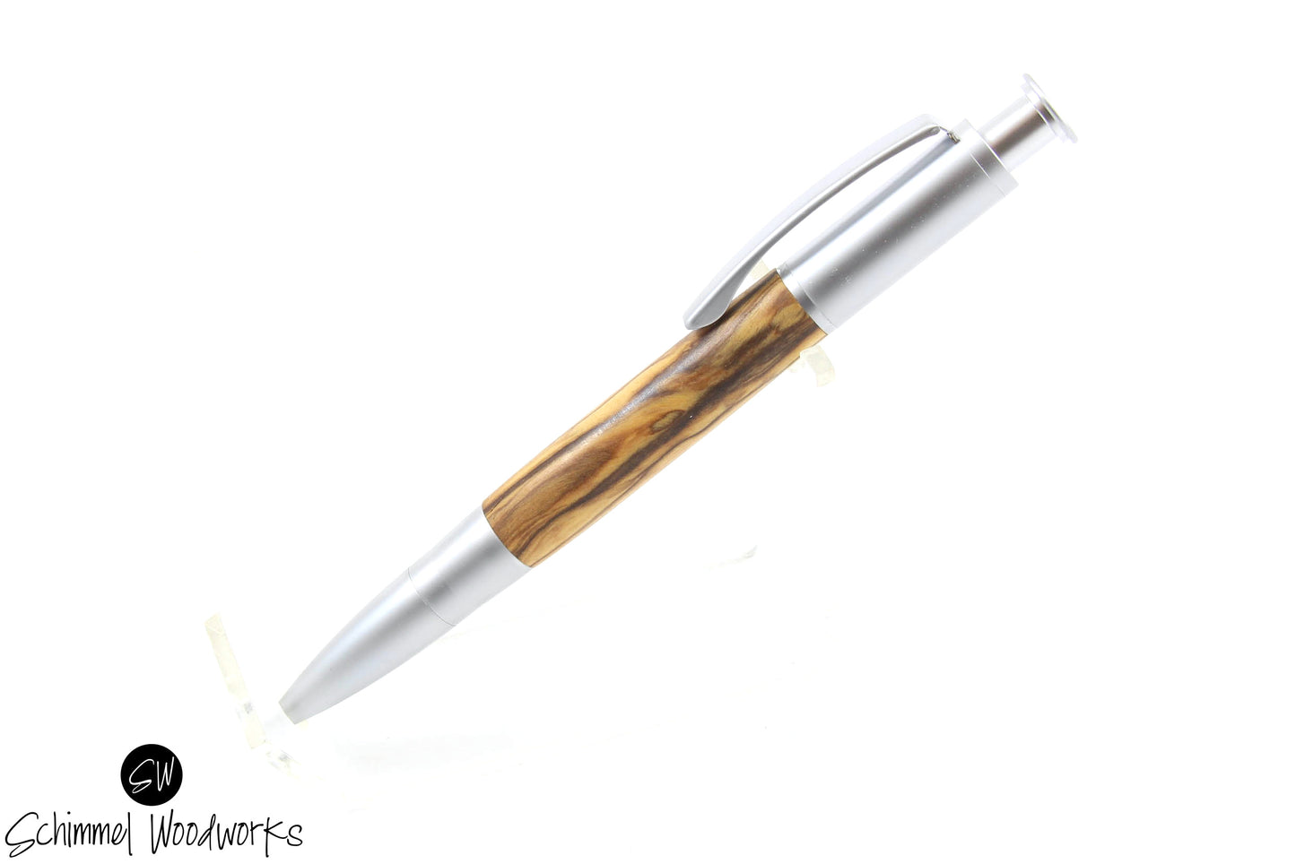 Olive Wood Click Pen