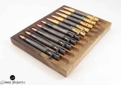 Hardwood Pen Tray - Fits 10 pens